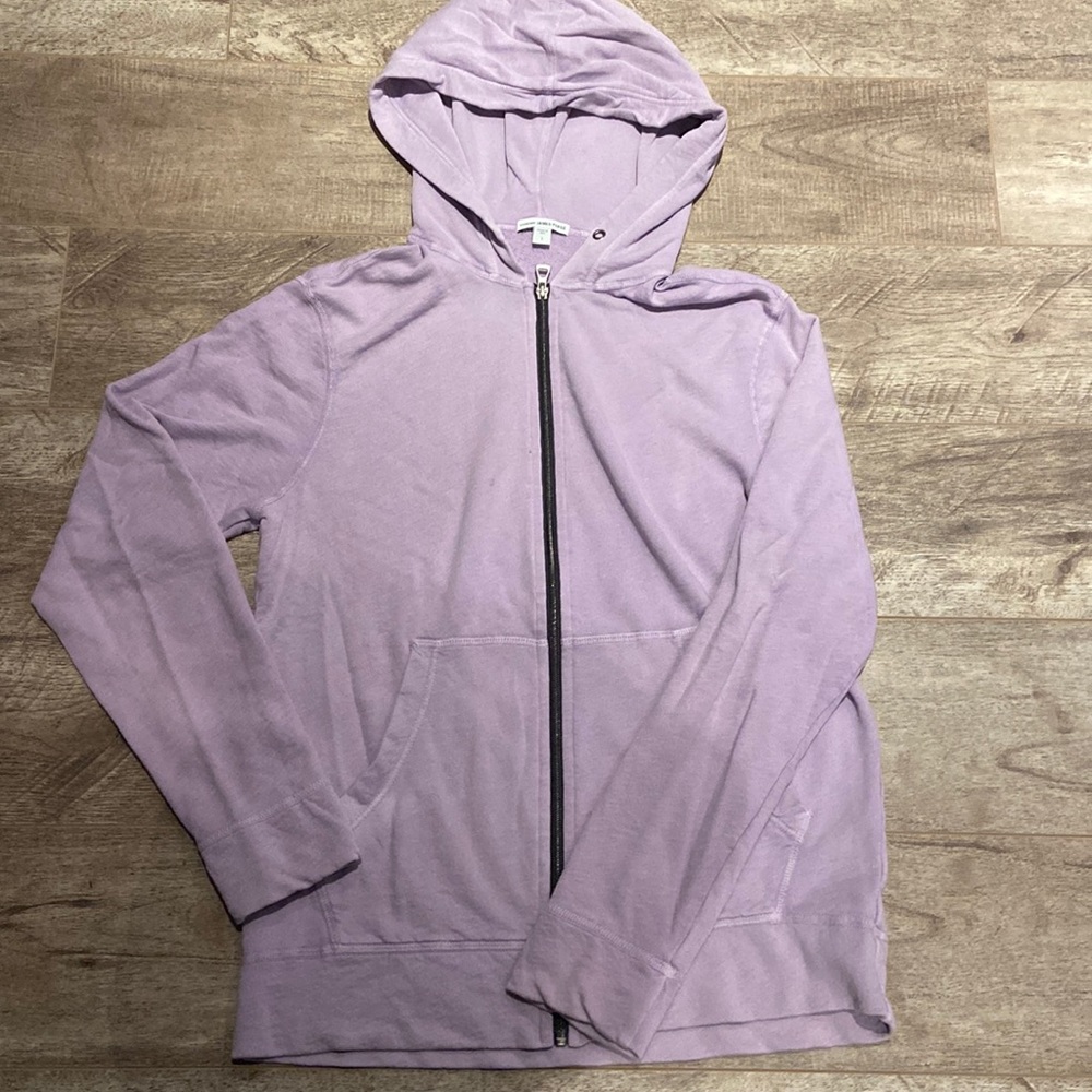 Brand New Barely Worn Light Weight James Perse Zip Up Hoodie